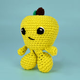 Knitty Critters - Fruit & Veg Heads I Apple Strudel | DIY Amigurumi Crochet Kit
